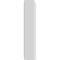 Ekena Millwork Standard Foster Star Plinth Block With Rounded Edge, 2 1/2"W x 5"H x 1"P PBP025X050X100FOS08 - alternate 2